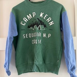 Parks Project Camp Kern Green and Blue Unisex Seeatshirt